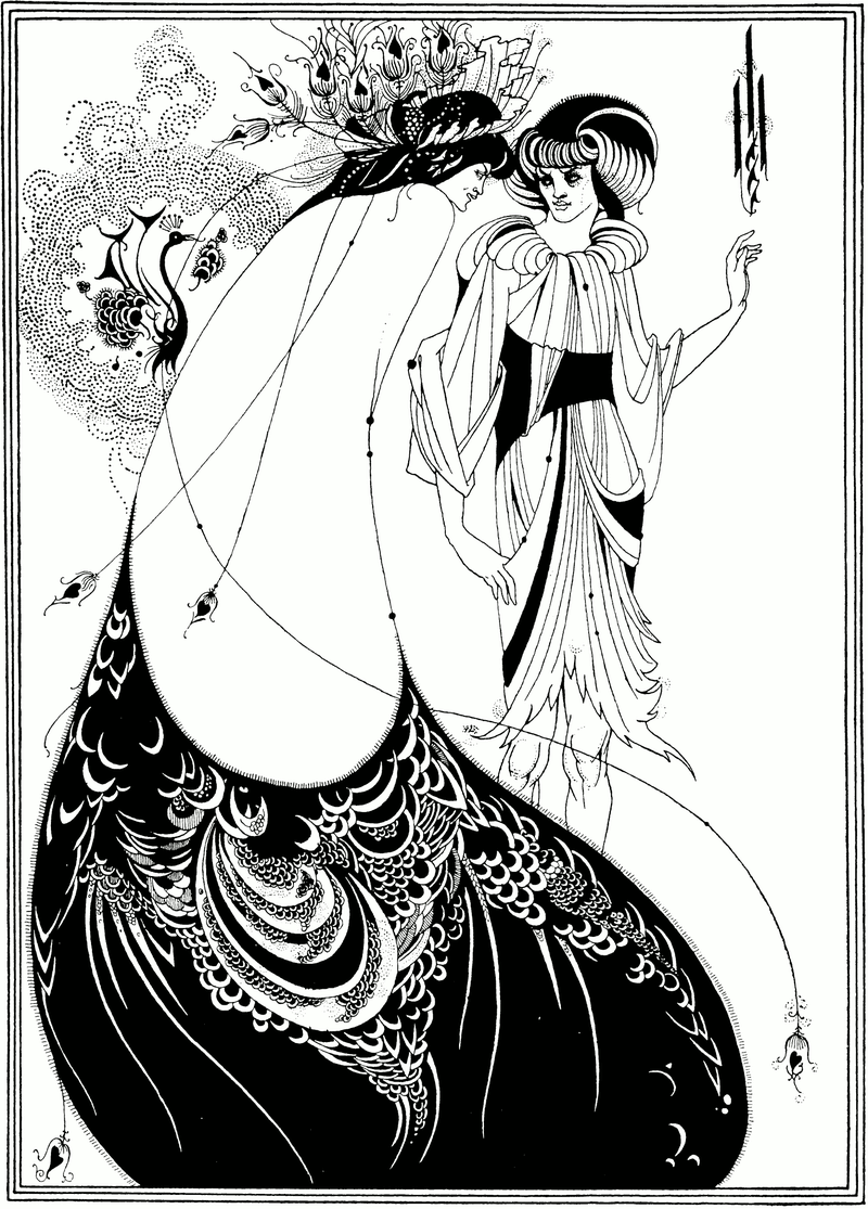 Beardsley peacockskirt