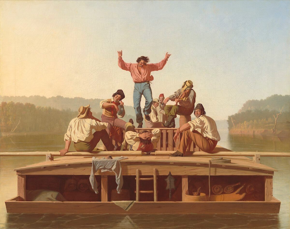 George Caleb Bingham The Jolly Flatboatmen